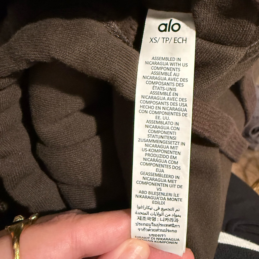 ALO Yoga Brown Hoodie - Picture 3 of 6